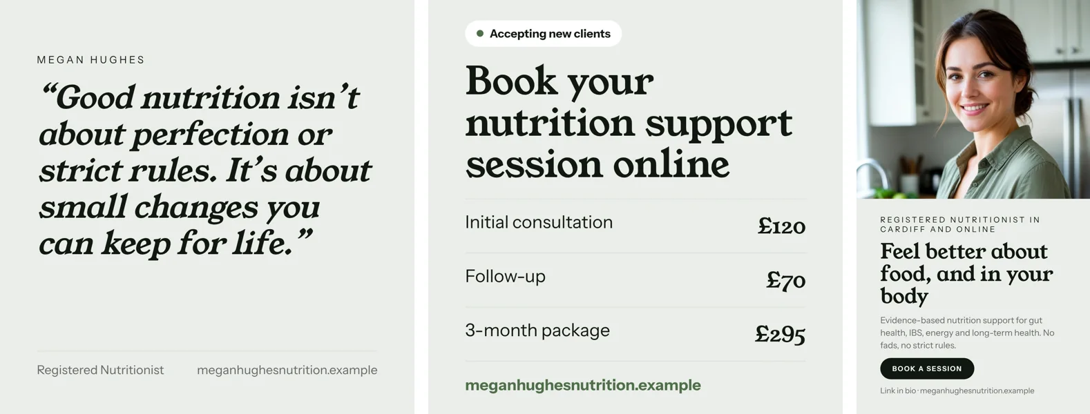 Social media kit example
