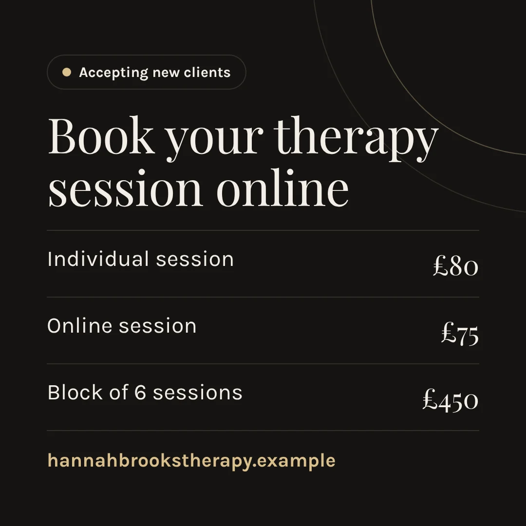 Instagram booking post